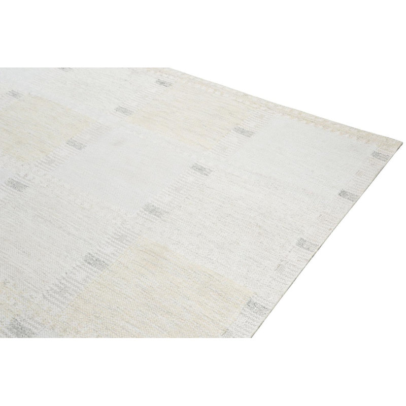 Scandinavian Wool Geometric Area Rug, Recatangle 12' x 15'