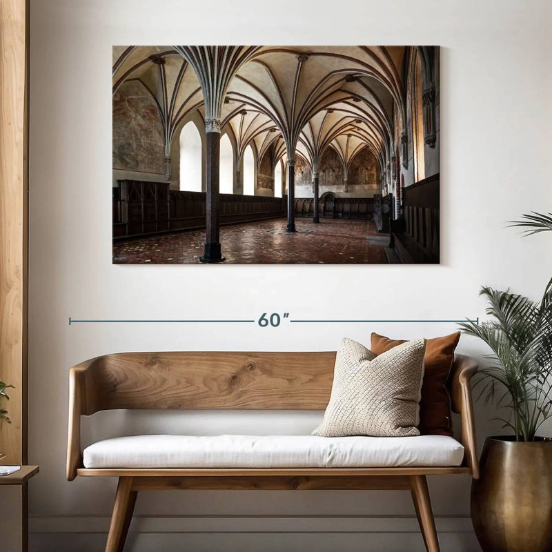 Colonnes du château Lilie Malbork, H 32 po x l 48 po