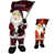 NCAA 20" Mississippi State Blow Mold Santa