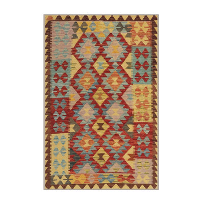 Tapis gris/brun/crème contemporaine