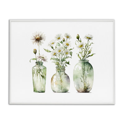  Délicats vases en verre encadrés par estampe numérique par Svetlana Aleynikova