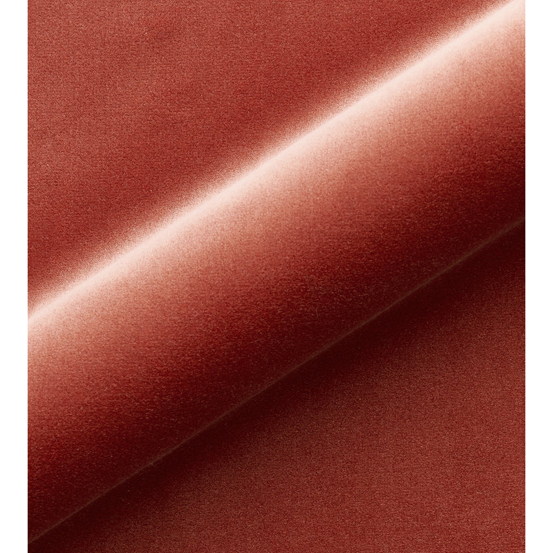 Torino Velvet Fabric, Coral