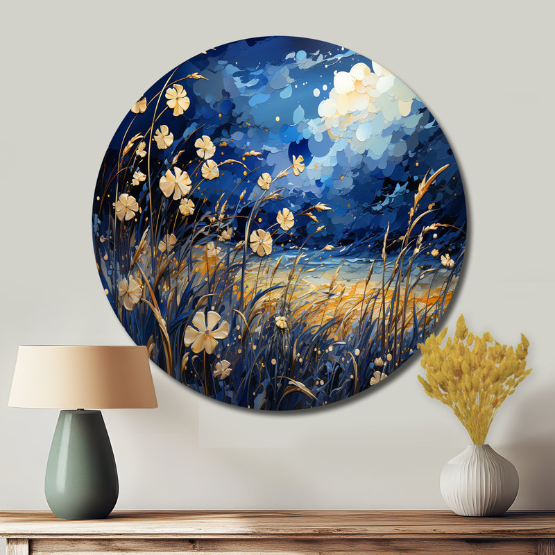 Osblek - Paysages ronds, art en métal, H 36 po x l 36 po