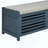Shoe Bench With Storage And Cushion, Distressed Shutter Storage Bench With Retro Charm For Living Room, Entryway-351003575