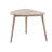Lyan 3-Piece Wood Dining Set with Corner Table And 2 Chairs-427259712