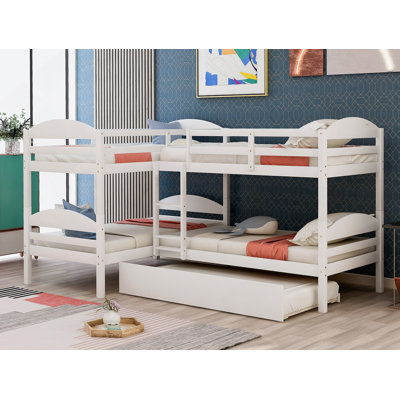 L-Shaped Bunk Bed With Trundle-{OLD SKU:LPAAK}
