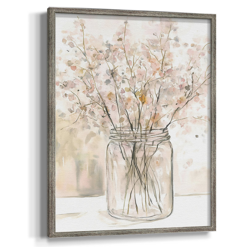 Reproduction encadrée FLORAL Series DLVII - bois massif, H 11 po x l 9 po