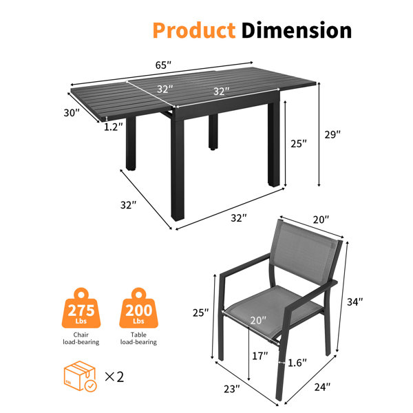 Dimensions du produit