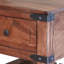 Table de bout en bois massif avec rangement Bromborough