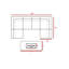 Ensemble de conversation pour 4 personnes avec foyer et coussins Sunbrella Lsi-313866164