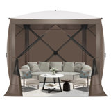 6FTx6FT Screen Room with Sidewalls and Mosquito Netting