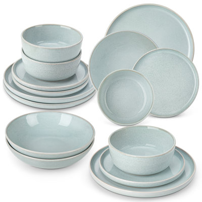 Piece Stoneware Dinnerware Set - Service for 4