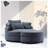     Keali Upholstered Armchair with Ottoman,soft and comfortable cushions, together create a warm atmosphere Elegant rest picture-667359362