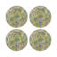 Sous-verres ronds en cuir Sabi Jungle Dijon-1512517467