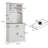 71” Kitchen Pantry Cabinet With Microwave Stand-1014318410
