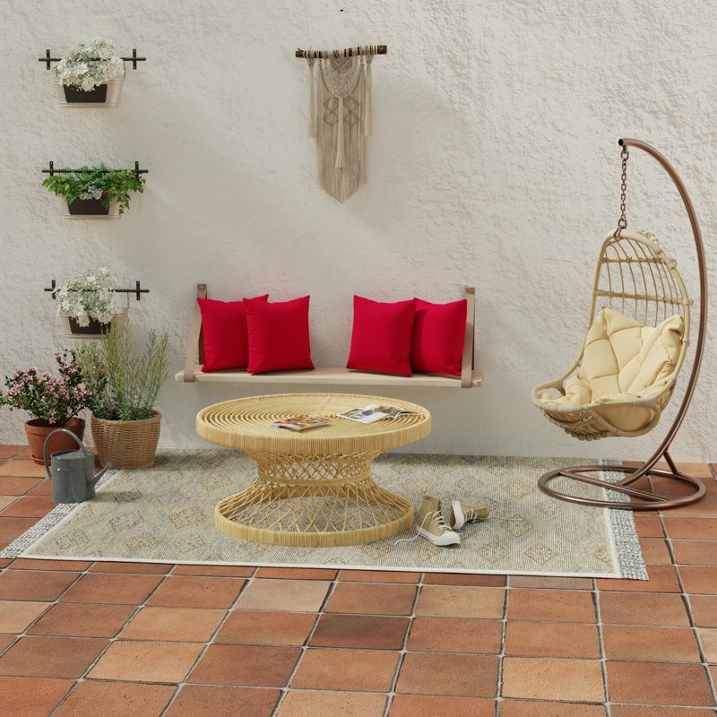 Sunbrella Outdoor Throw Pillow, Red