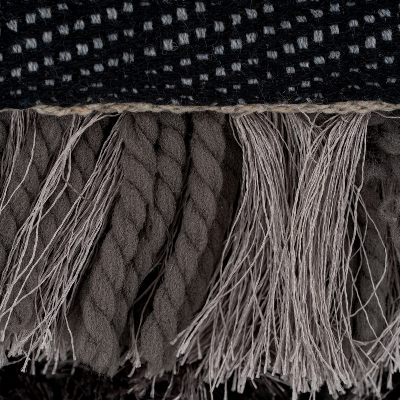 Zia Solid Colour Shag Area Rug, Rectangle 120 x 170cm