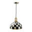 Courtly Check Dome Pendant Lamp-373011265