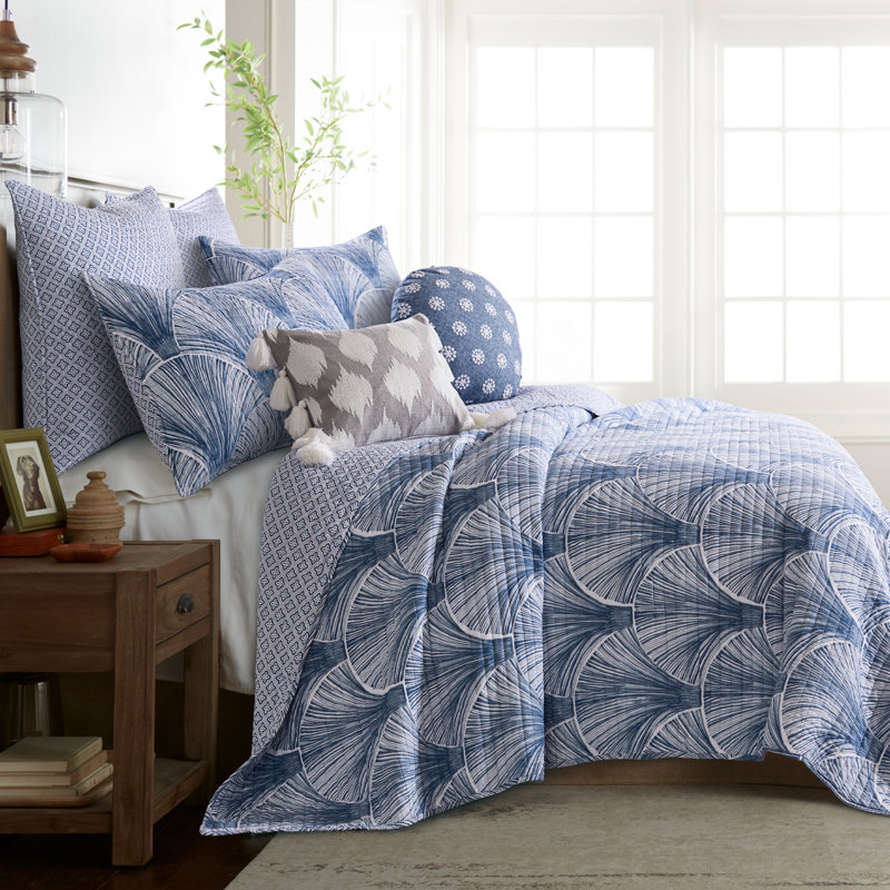 Wexford Quilt Set, Full Quilt + 2 Standard  Shams, Blue
