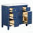 Abiageal 36'' Single Bathroom Vanity with Resin Top