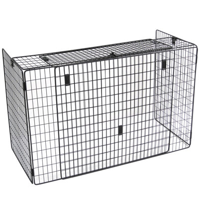 Kamingitter Yazmin mit 3 Paneelen aus Stahl