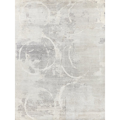 Silk Geometric Area Rug