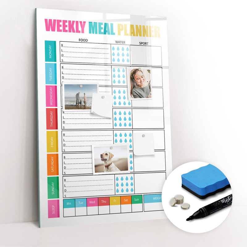 Magnetic Glass Dry Erase Board
