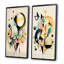 «Pastel Minimalist Multi Shape Art I», 2 pièces sur toile-239672312-239672311