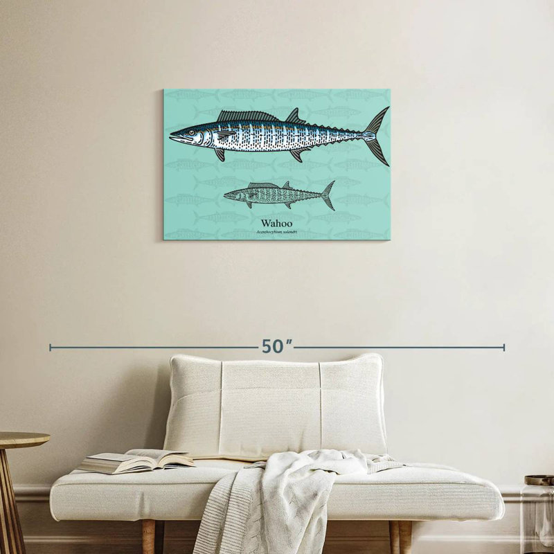 Brampt Wahoo Fish, 20" H x 30" W
