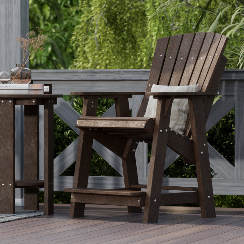 Heritage High Adirondack Chair, Tudor Brown
