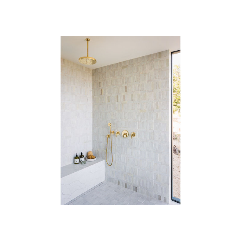 Pinna Paletta® Thermostatic Trim, Lever Handle, Polished Nickel