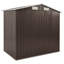 Garden Shed with Rack 205x130x183 cm Iron-1598157137