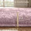 Solid Colour Machine Tufted Shag Area Rug-292123752