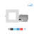 RELS 4'' Selectable Color Temperature 10.73 Watt Dimmable Air-Tight IC Rated LED Canless Recessed Lighting Kit