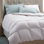 Cuddledown Damask Stripe Down Alternative Comforter,