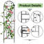 Cadmoin 210cm H x 50cm W Metal Lattice Panel Trellis