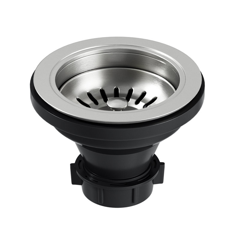 Drain de cuisine en pierre 4 po, Acier Inoxydable