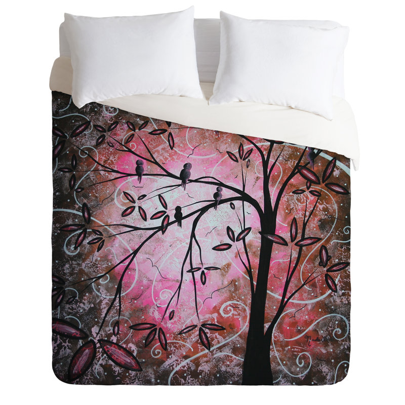 Ensemble de housse de couette Cherry Blossoms, Housse de couette pour très grand lit et 2 très , Poids léger