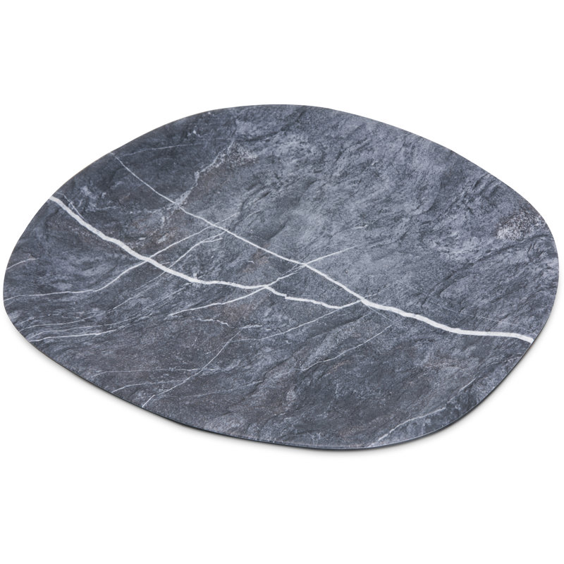 Melamine Oblong Platter 18", Stone, 6 Pack, Stone