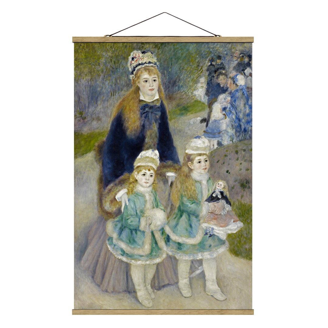 Stoffbild Mother and Children von Auguste Renoir