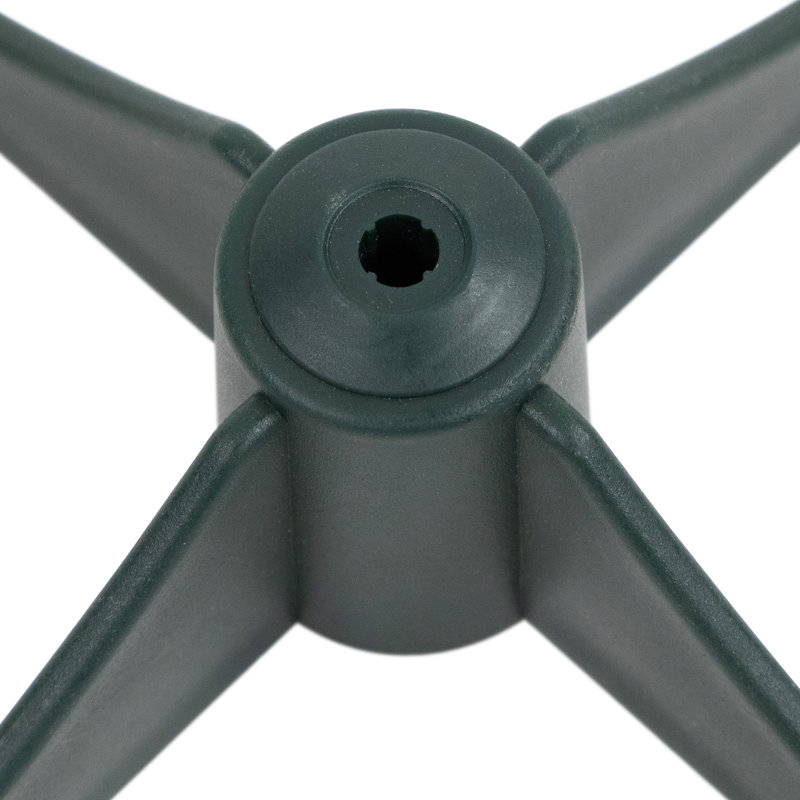 Green Plastic Foldable Christmas Tree Stand for Small Artificial Trees