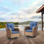 Swivel and sliding wicker patio chairs-2117509930-2119223130