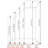 Yescom Free Standing Pool Towel Rack-110590085