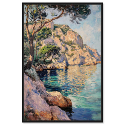 Toile Rocket Waters Monet Coastal par Art Remedy