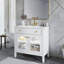 Meuble-lavabo autoportant avec tablette de rangement-1993874141
