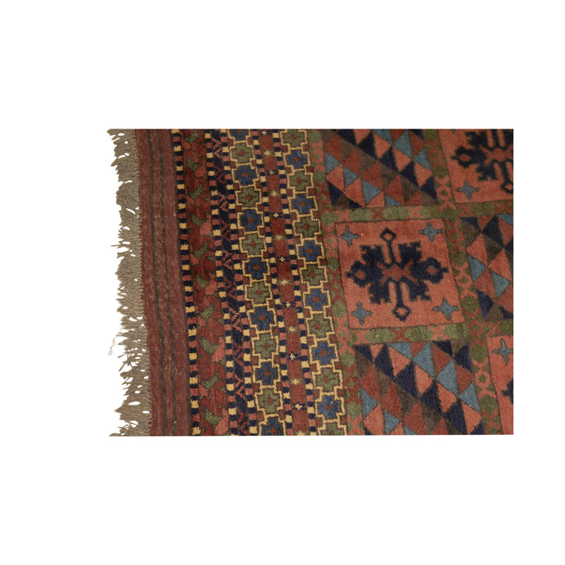 Afghan Wool Southwestern Area Rug