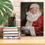 «Classic Santa» par Ashley Bradley, art mural sur toile