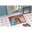 Cavalier Spaniel Hippie Dawg Indoor or Outdoor Mat 24x36