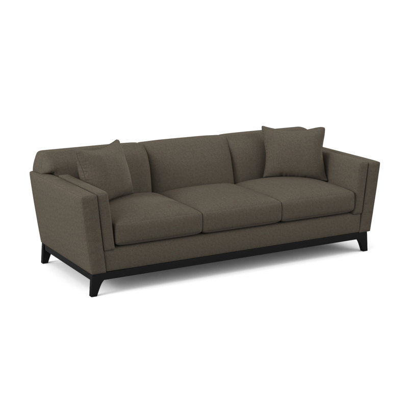 Zabriel Upholstered 92'' Sofa, Gypsy Vintage Performance Microfiber