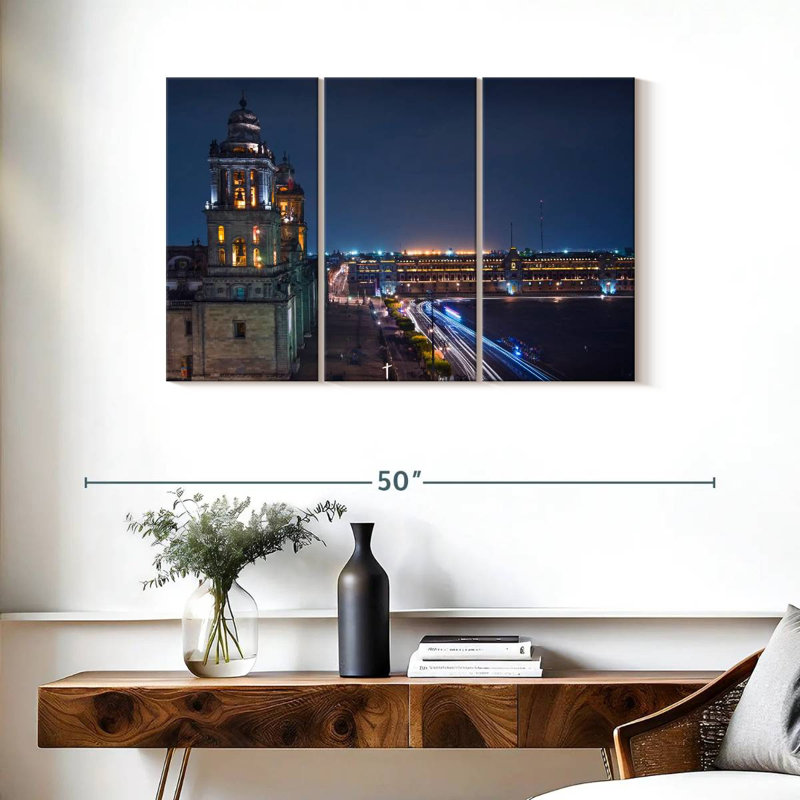 Mexico Metropolitan Cathedral, 24" H x 38" W